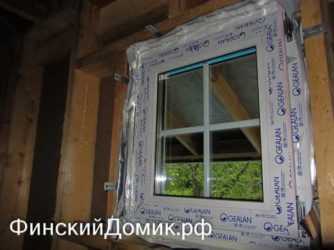 Особенности установки пластиковых окон в каркасном доме