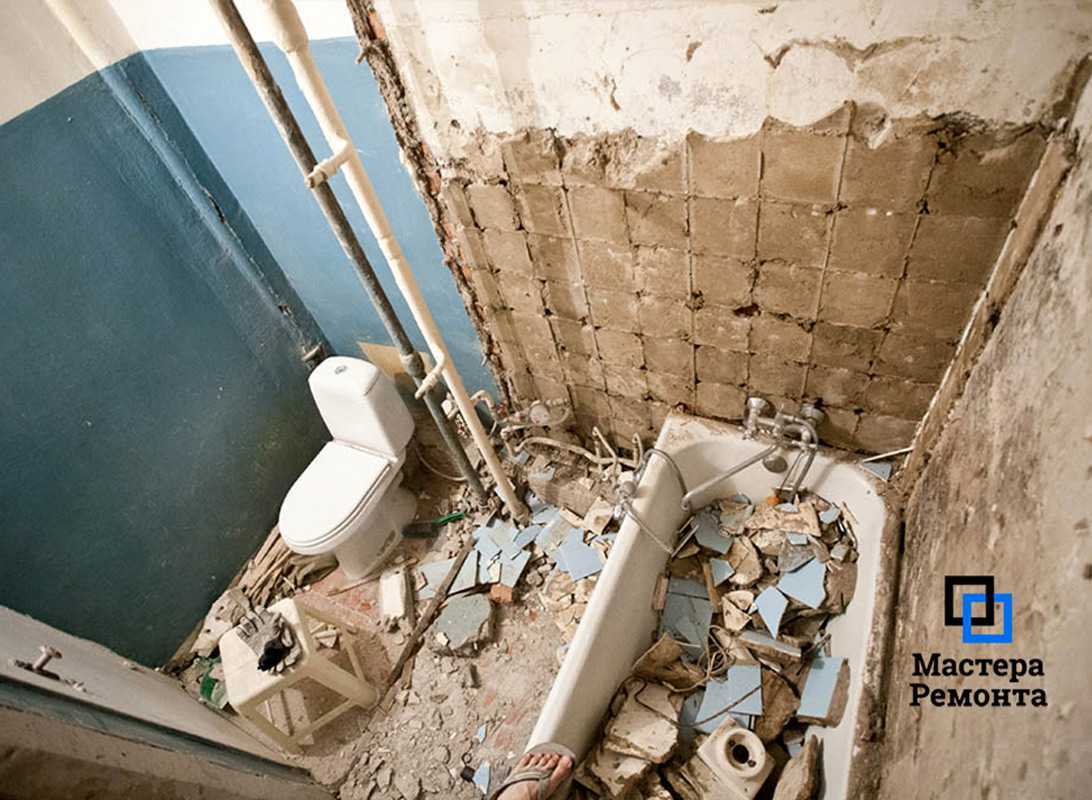 Порядок ремонта в ванной комнате