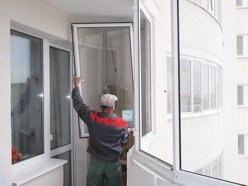Установка пластиковых окон на балкон своими руками