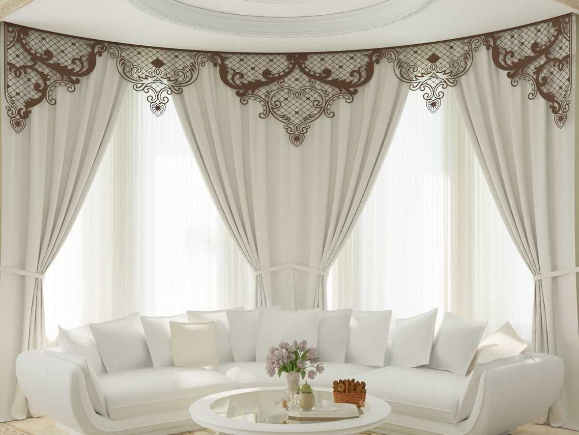 Идеальные шторы в гостиной, их особенности и правила выбора