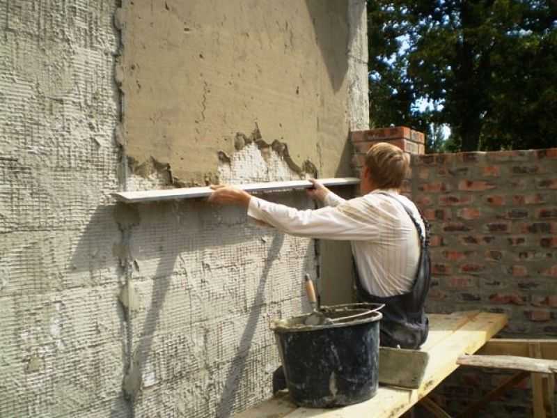 Штукатурка стен цементным раствором: как правильно штукатурить, расход цемента и цементно-песчаной смеси на 1 м2 штукатурки