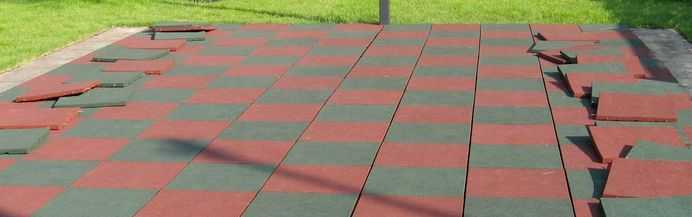 Плитка из резиновой крошки: оборудование для производства тротуарной садовой плитки, изготовление плит 500х500х16 мм, 500х500х40 мм и других размеров