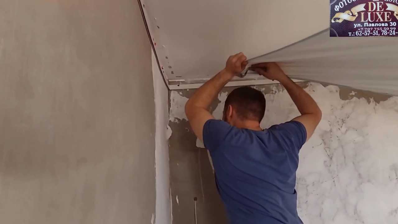 Когда делать натяжные потолки во время ремонта